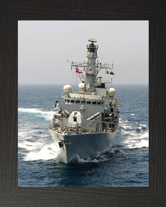 HMS Monmouth F235 Royal Navy type 23 Frigate Photo Print or Framed Print - Hampshire Prints