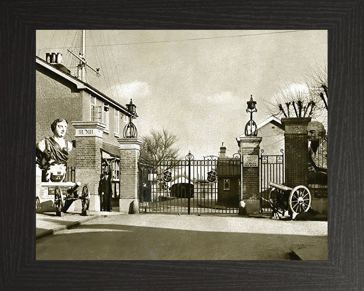 HMS Ganges Main Gate Photo Print or Framed Photo Print - Hampshire Prints