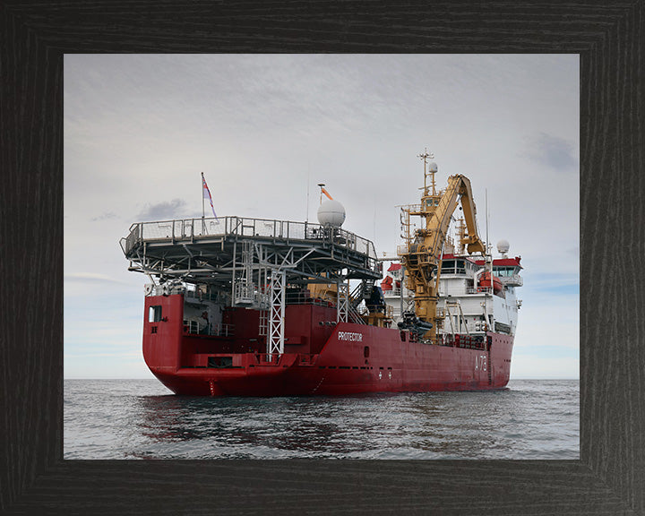 HMS Protector A173 Royal Navy Ice patrol ship Photo Print or Framed Print - Hampshire Prints