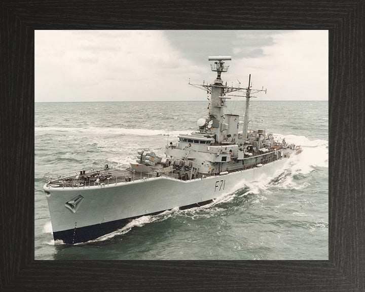 HMS Scylla F71 Royal Navy Leander class frigate Photo Print or Framed Print - Hampshire Prints