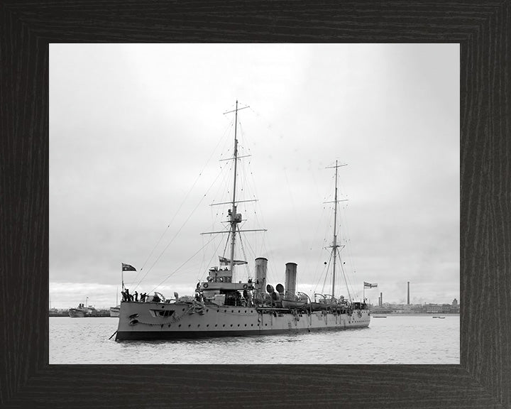 HMS Pioneer (1898) Royal Navy Pelorus class cruiser Photo Print or Framed Print - Hampshire Prints