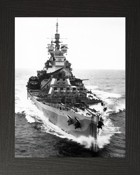 HMS Howe 32 | Photo Print | Framed Print | King George V Class | Battleship | Royal Navy - Hampshire Prints