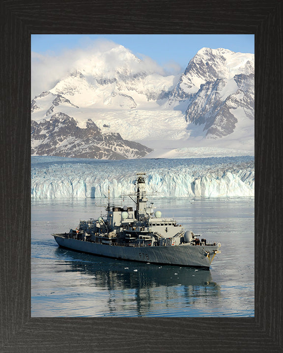 HMS Portland F79 Royal Navy Type 23 frigate Photo Print or Framed Print - Hampshire Prints