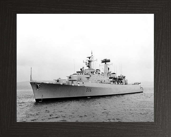 HMS Hampshire D06 Royal Navy County class destroyer Photo Print or Framed Print - Hampshire Prints