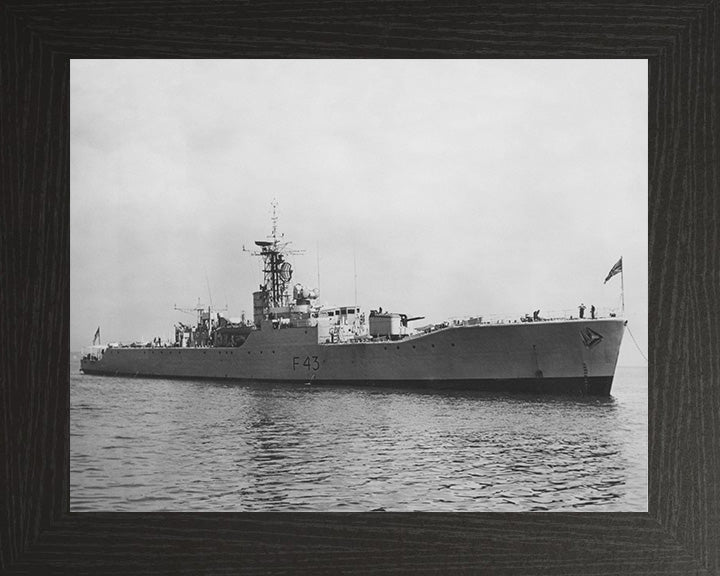 HMS Torquay F43 Royal Navy Whitby class frigate Photo Print or Framed Print - Hampshire Prints