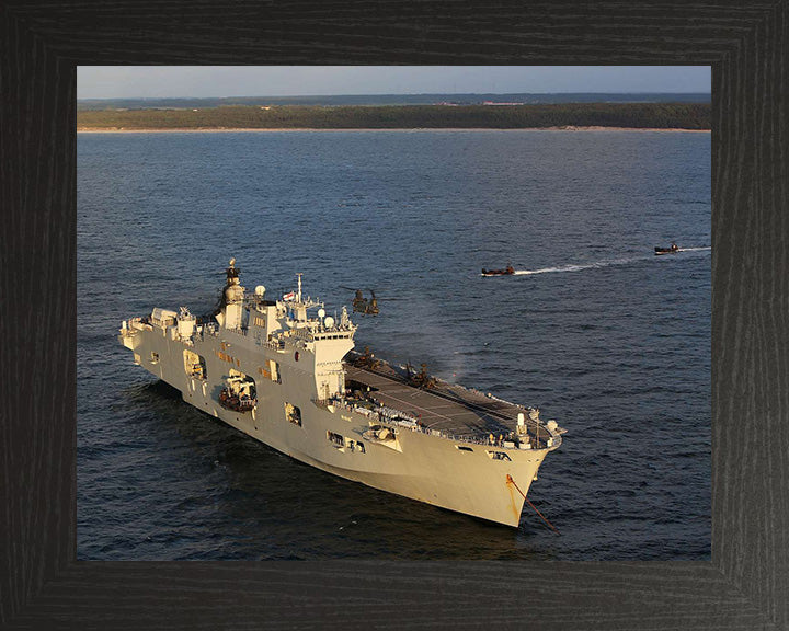 HMS Ocean L12 Royal Navy helicopter carrier Photo Print or Framed Print - Hampshire Prints