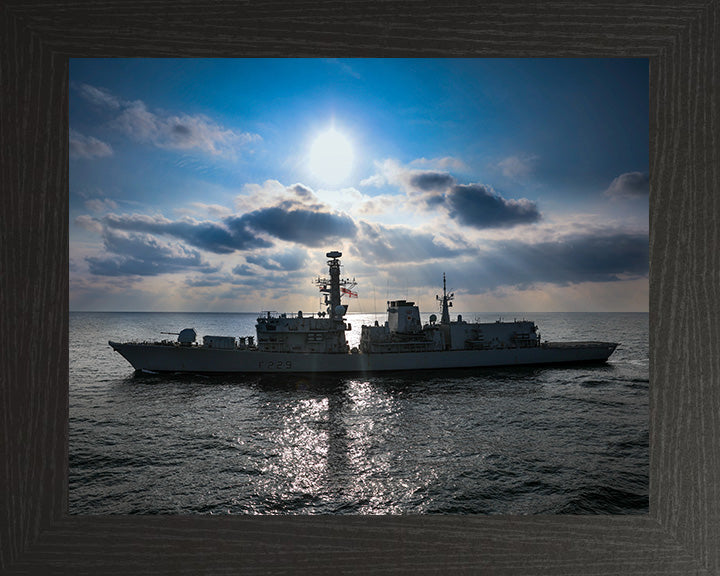 HMS Lancaster F229 Royal Navy Type 23 frigate Photo Print or Framed Print - Hampshire Prints