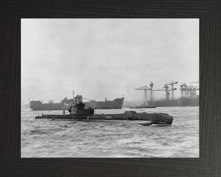 HMS Saga P257 Royal Navy S class submarine Photo Print or Framed Print - Hampshire Prints