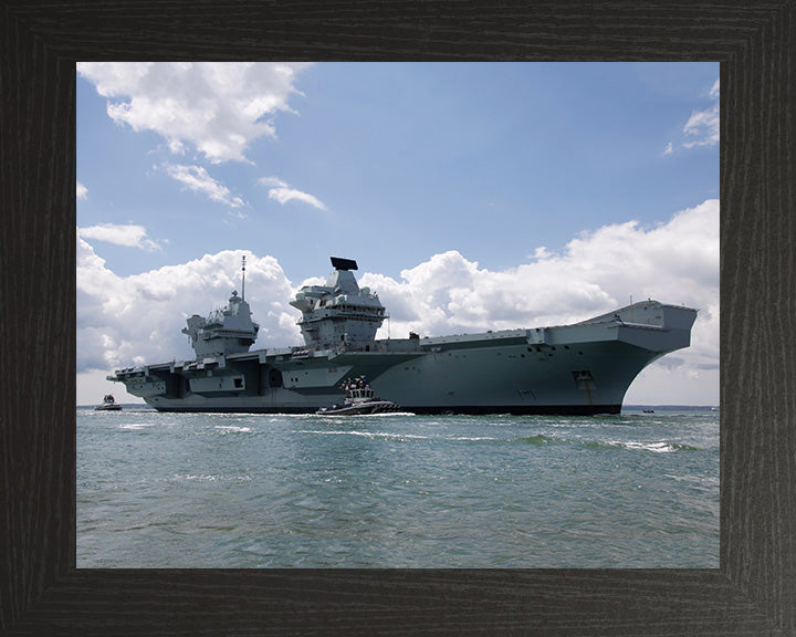 HMS Prince of Wales R09 Royal Navy Queen Elizabeth Class Aircraft Carrier Photo Print or Framed Print - Hampshire Prints