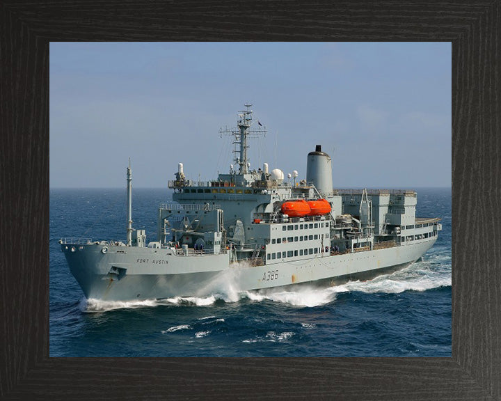 RFA Fort Austin A386 Royal Fleet Auxiliary Fort Rosalie Class replenishment ship Photo Print or Framed Print - Hampshire Prints