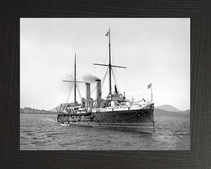 HMS Royal Arthur (1891) Royal Navy Edgar class cruiser Photo Print or Framed Photo Print - Hampshire Prints