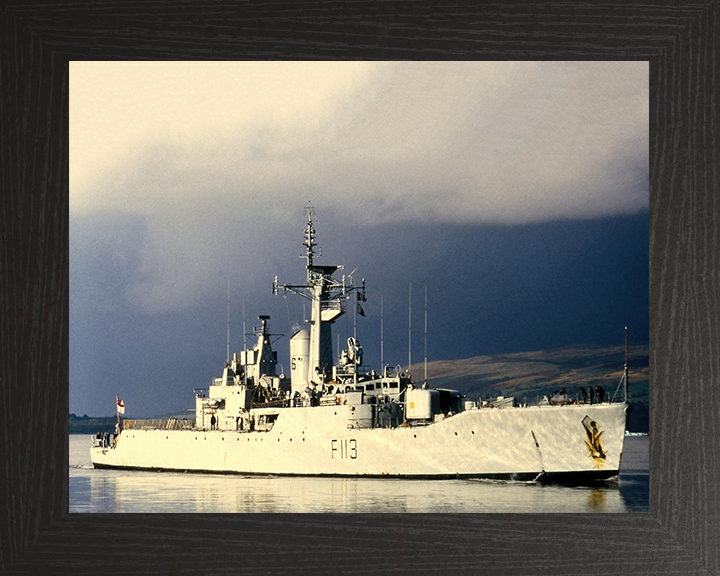 HMS Falmouth F113 Royal Navy Rothesay Class Frigate Photo Print or Framed Print - Hampshire Prints