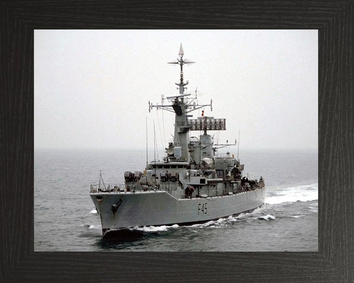 HMS Minerva F45 Royal Navy Leander class Frigate Photo Print or Framed Print - Hampshire Prints