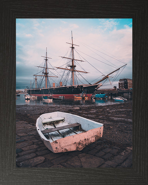 HMS Warrior 1860 | Photo Print | Framed Print | Poster | Steam-powered Armoured Frigate | Royal Navy - Hampshire Prints