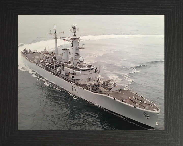 HMS Scylla F71 Royal Navy Leander class frigate Photo Print or Framed Print - Hampshire Prints