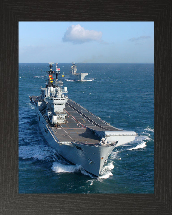 HMS Invincible R05 Royal Navy Invincible Class aircraft carrier Photo Print or Framed Print - Hampshire Prints