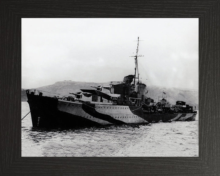 HMS Javelin F61 Royal Navy J class destroyer Photo Print or Framed Print - Hampshire Prints