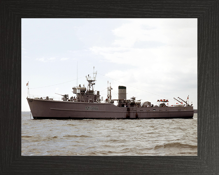 HMS Hodgeston M1146 Royal Navy Ton Class Minesweeper Photo Print or Framed Photo Print - Hampshire Prints