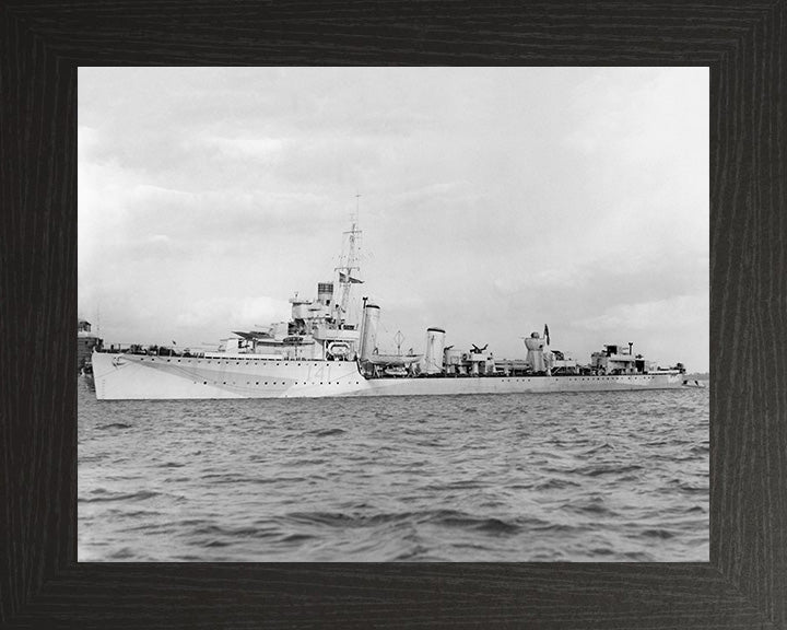 HMS Walpole I41 (D41) Royal Navy W class destroyer Photo Print or Framed Print - Hampshire Prints