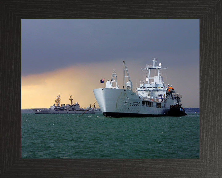 RFA Sir Galahad L3005 Royal Fleet Auxiliary Round Table class ship Photo Print or Framed Print - Hampshire Prints