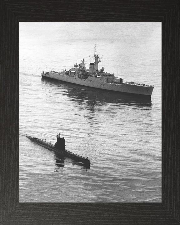 HMS Rothesay F107 Royal Navy Rothesay Class frigate Photo Print or Framed Print - Hampshire Prints