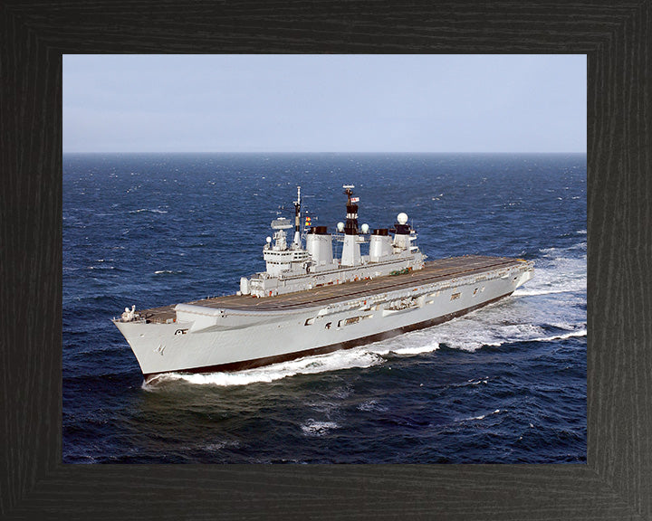 HMS Illustrious R06 Royal Navy Invincible Class aircraft carrier Photo Print or Framed Print - Hampshire Prints