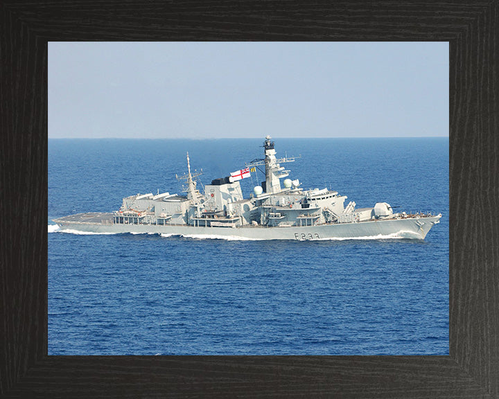 HMS Marlborough F233 Royal Navy type 23 Frigate Photo Print or Framed Print - Hampshire Prints