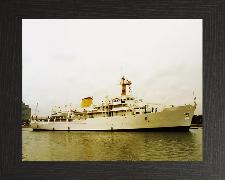 HMS Herald H138 Royal Navy Hecla class survey vessel Photo Print or Framed Print - Hampshire Prints