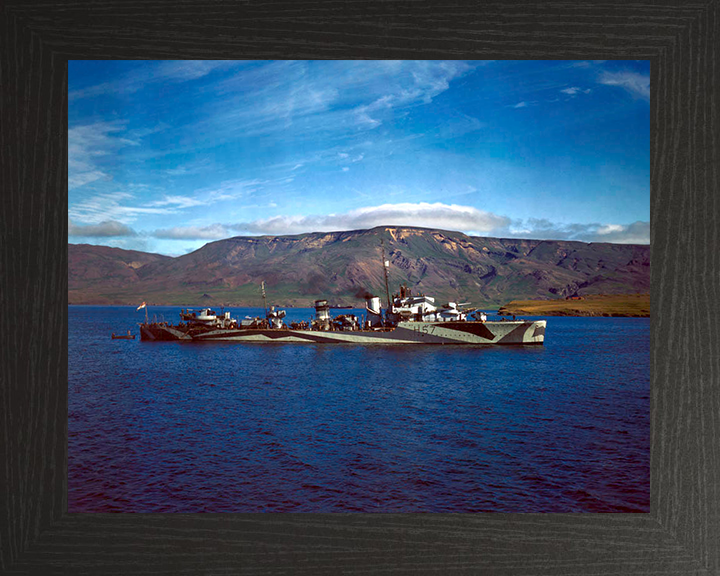 HMS Hesperus H57 Royal Navy H class Destroyer Photo Print or Framed Print - Hampshire Prints