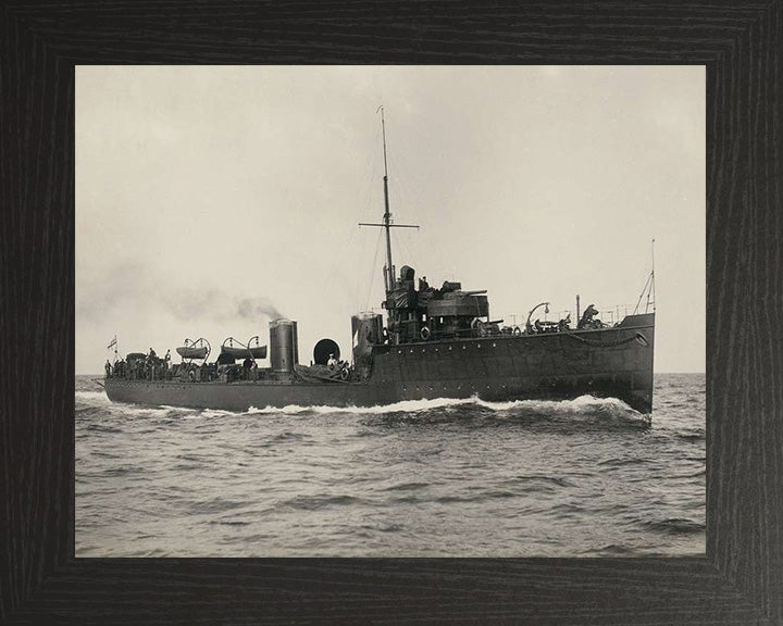 HMS Kale 1904 Royal Navy River class destroyer Photo Print or Framed Print - Hampshire Prints