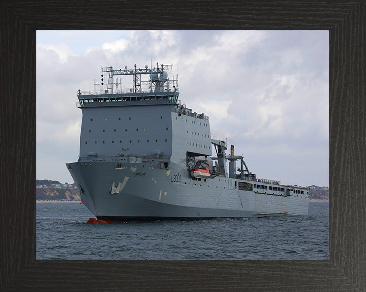 RFA Lyme Bay L3007 Royal Fleet Auxiliary Bay class auxiliary dock landing ship Photo Print or Framed Print - Hampshire Prints