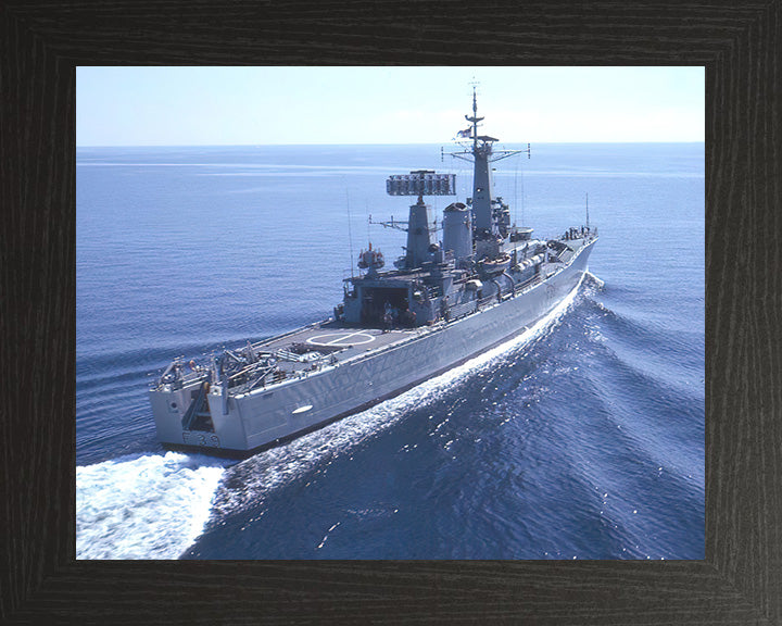 HMS Naiad F39 Royal Navy Leander class frigate Photo Print or Framed Photo Print - Hampshire Prints