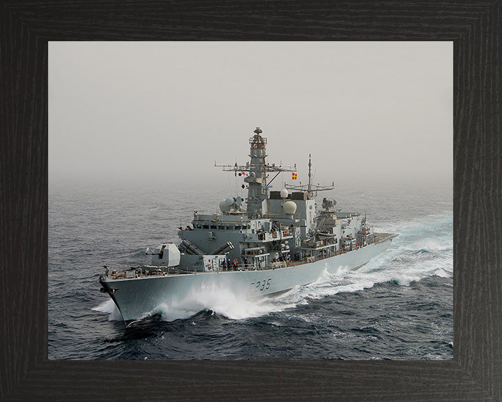 HMS Monmouth F235 Royal Navy Type 23 Frigate Photo Print or Framed Photo Print - Hampshire Prints