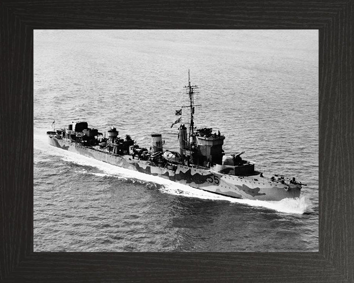 HMS Winchester L55 Royal Navy Admiralty W class destroyer Photo Print or Framed Print - Hampshire Prints