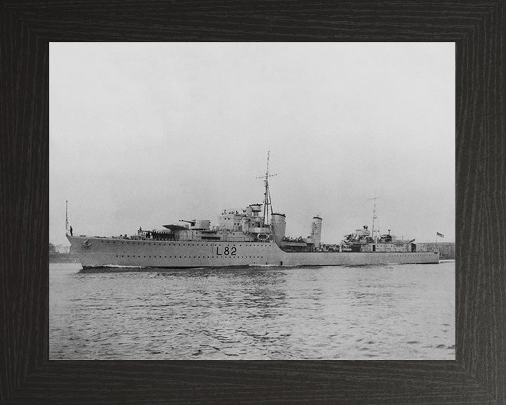 HMS Sikh L82 (F82) Royal Navy Tribal class destroyer Photo Print or Framed Print - Hampshire Prints