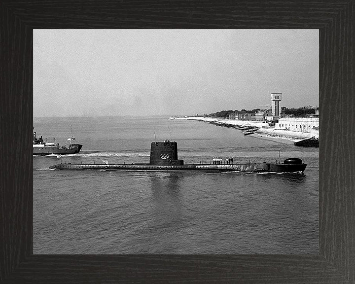 HMS Alderney S66 (P416) Royal Navy Amphion class submarine Photo Print or Framed Print - Hampshire Prints