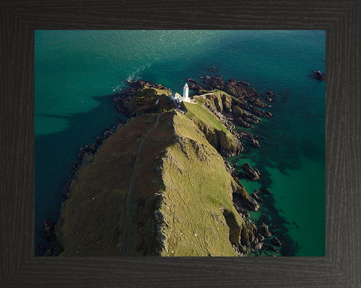 Start Point Lighthouse Devon from above Photo Print - Canvas - Framed Photo Print - Hampshire Prints