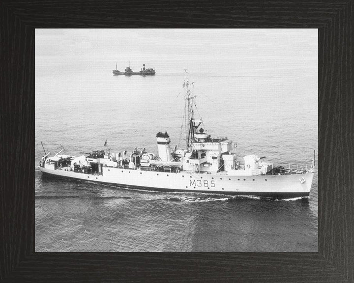 HMS Wave J385 (M385) Royal Navy Algerine class minesweeper Photo Print or Framed Print - Hampshire Prints