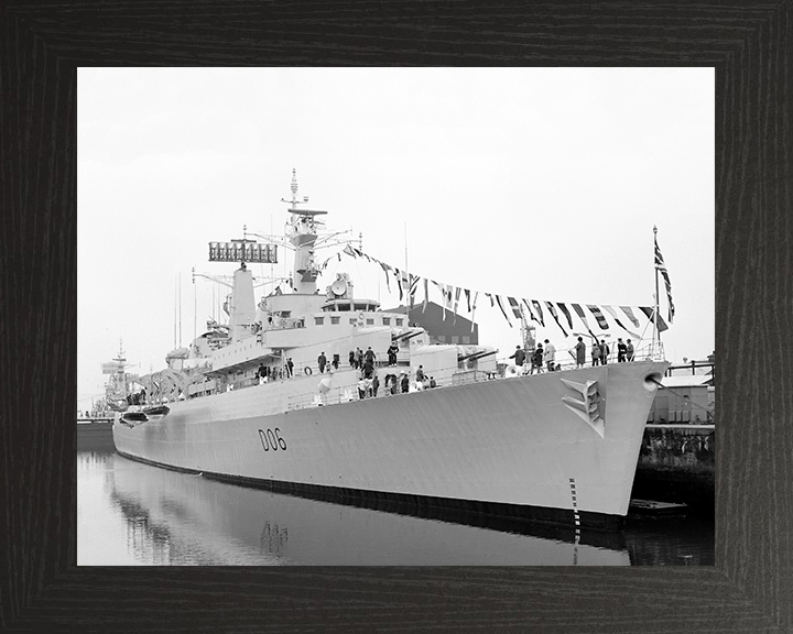 HMS Hampshire D06 Royal Navy County class destroyer Photo Print or Framed Print - Hampshire Prints