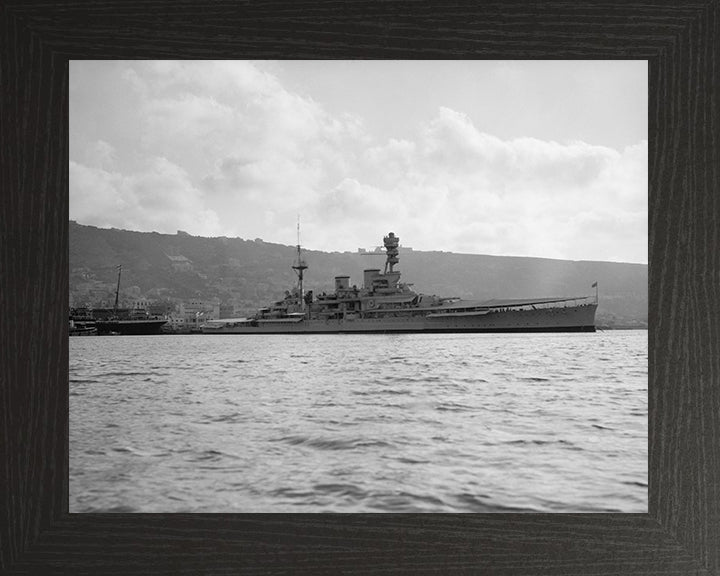 HMS Repulse (1916) Royal Navy Renown class battlecruiser Photo Print or Framed Print - Hampshire Prints