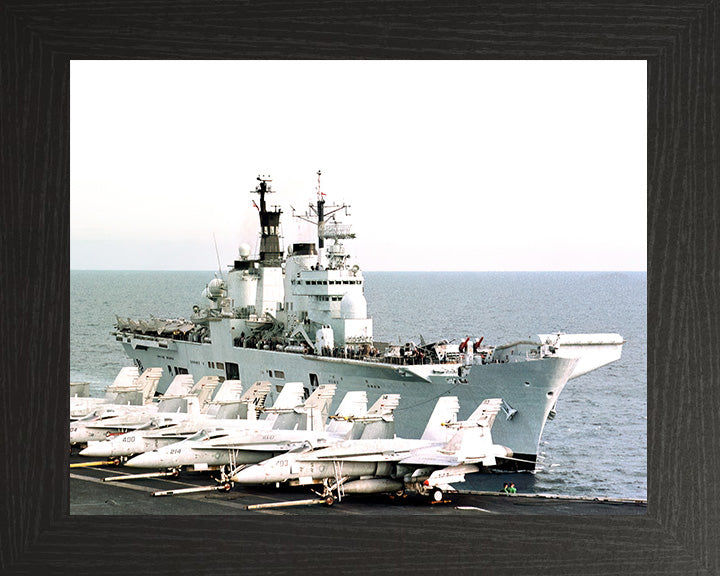 HMS Illustrious R06 Royal Navy Invincible class Aircraft Carrier Photo Print or Framed Print - Hampshire Prints