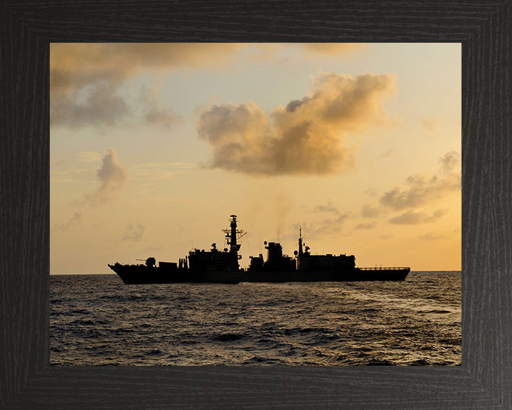 HMS Somerset F82 Royal Navy type 23 Frigate Photo Print or Framed Print - Hampshire Prints