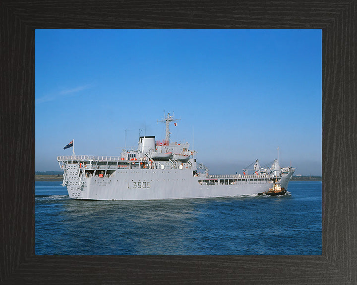 RFA Sir Tristram L3505 Royal Fleet Auxiliary Round Table class ship Photo Print or Framed Print - Hampshire Prints
