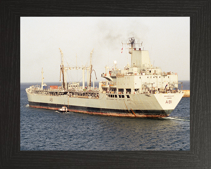 RFA Brambleleaf A81 Royal Fleet Auxiliary Leaf class support tanker Photo Print or Framed Print - Hampshire Prints