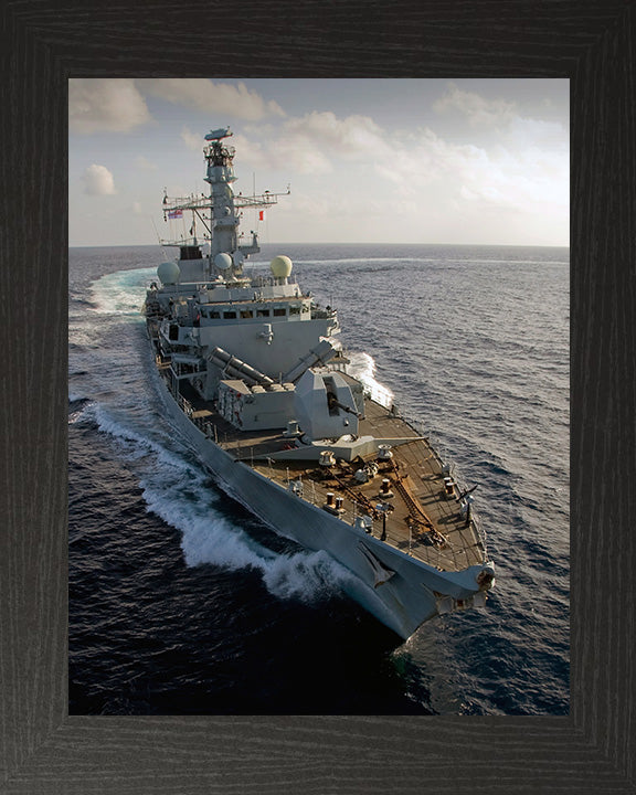 HMS Monmouth F235 Royal Navy type 23 Frigate Photo Print or Framed Print - Hampshire Prints