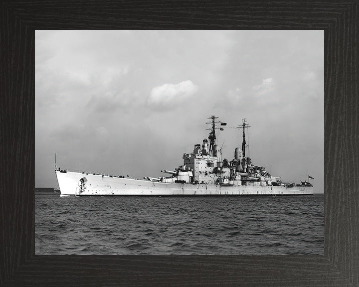 HMS Vanguard (23) Royal Navy fast battleship Photo Print or Framed Print - Hampshire Prints