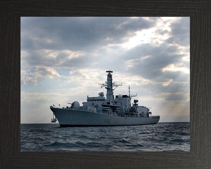 HMS Somerset F82 Royal Navy type 23 Frigate Photo Print or Framed Print - Hampshire Prints