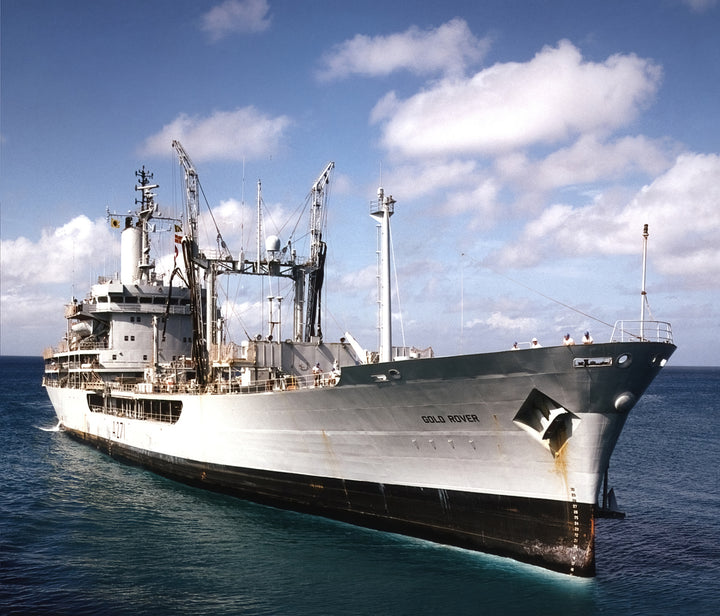 RFA Gold Rover A271 Royal Fleet Auxiliary Rover class small fleet tanker Photo Print or Framed Print - Hampshire Prints