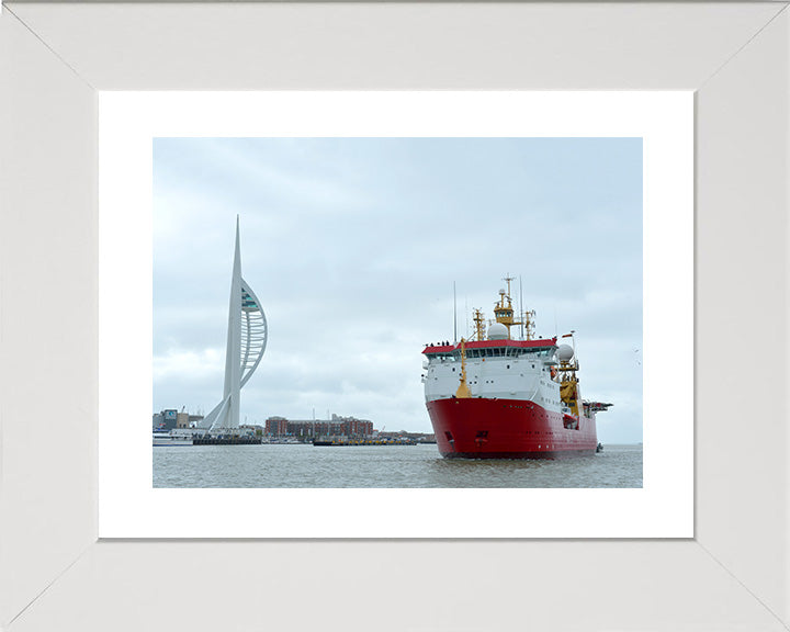 HMS Protector A173 Royal Navy Ice patrol ship Photo Print or Framed Print - Hampshire Prints