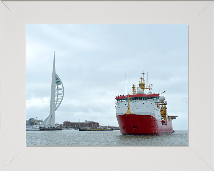 HMS Protector A173 Royal Navy Ice patrol ship Photo Print or Framed Print - Hampshire Prints